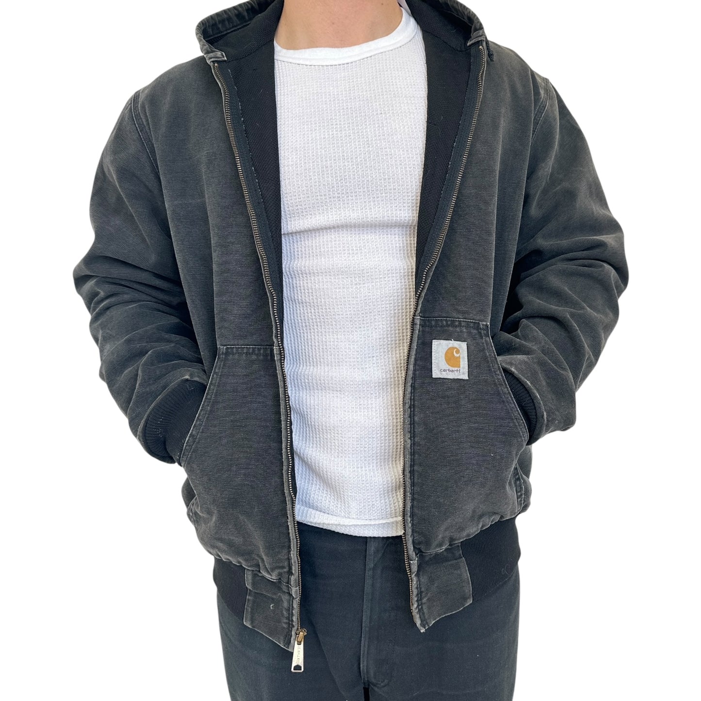 BLACK HOODED (LG)